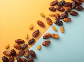 Dates on gradient separate background 2 photo
