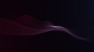 Abstract Red and Purple Smooth Digital Wave Background video
