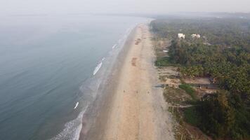 Tarkarli aerial view of beach photo