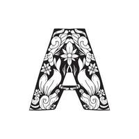 Letrer A art design eps 10, can use for Symbol and logo vector