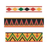 Mexican repeating ornament on isolated background. Hand drawn geometric ethnic Aztec pattern for design, print, card, paper, textile. Culture and traditions, holiday vector