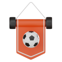 3D render, FC Flag and Render for Soccer Teams, Icon Illustration png