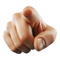 a hand pointing at something on a transparent background png