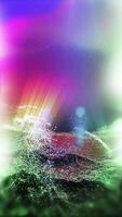 The landscape of an unknown planet in delicate violet-green tones smoothly changes perspective, creating for the beholder the effect of flight and presence. video