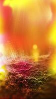 The landscape of an unknown planet in soft orange tones smoothly changes perspective, creating for the beholder the effect of flight and presence. video