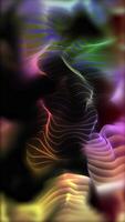 An abstract, slightly blurred at the edges, glowing background with lines that change shape to create a unique pattern. video