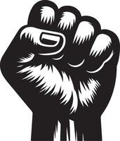 High-Quality Fisted Hand Graphics for Activism and Branding vector