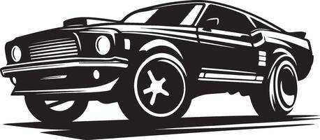 Minimalist Car Silhouette Designs for Modern Graphics vector