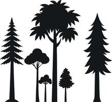 Stunning Tree Symbols Illustrations for Design Projects vector