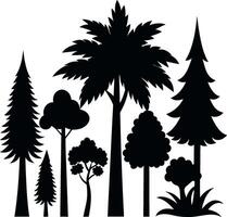 Elegant Tree Symbol Graphics Perfect for Logos and Art vector