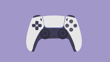game controller isolated flat design vector