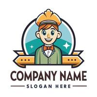 a cartoon character with a hat and a bow tie vector