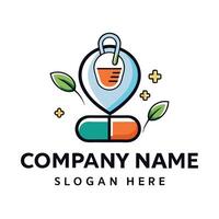 a logo for a company that is called company name on a white background vector