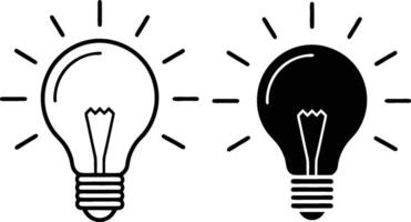 Lightbulb Ideas Illumination, Inspiration, Innovation, Insight, Invention vector