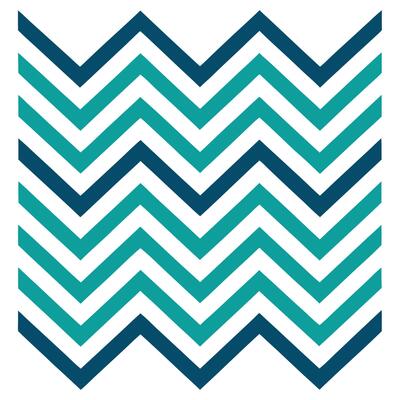 Teal and Navy Chevron Zigzag Pattern Background Design