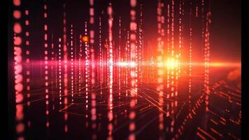 Abstract digital background, movement in space video