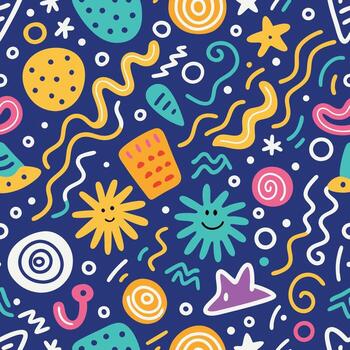 seamless pattern background vector