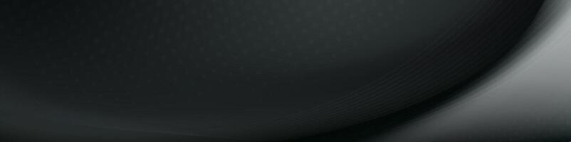 Abstract dark background with a subtle curve and light effect vector