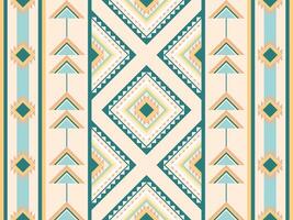 Ethnic seamless pattern. Tribal geometric background. Boho ornament. Navajo pattern design. Native American style. clothing, textile, background, wallpaper, carpet, print vector