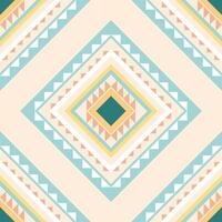 Tribal geometric background. Ethnic seamless pattern. Aztec Boho geometric seamless pattern. Navajo pattern. Native American style. vector