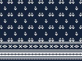 Ethnic boho seamless pattern. Embroidery on fabric. Patchwork texture. Weaving. Traditional ornament. Tribal pattern. Folk motif. Can be used for wallpaper, textile vector