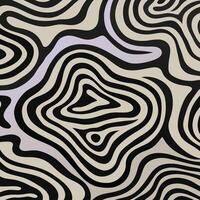 Abstract Pattern Design Organic and Geometric Curves. vector