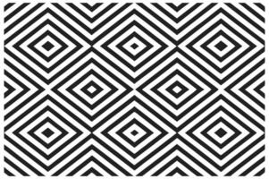 Seamless Abstract Geometric Pattern Featuring Interlocking Shapes vector