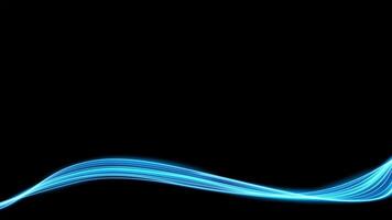 azul brilhando relâmpago gráfico elemento ciclo sobreposição video