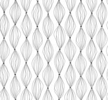 Fabric texture. Seamless pattern with artistic ornamental lines. Rhombus line drawn geometric minimal retro backdrop. vector
