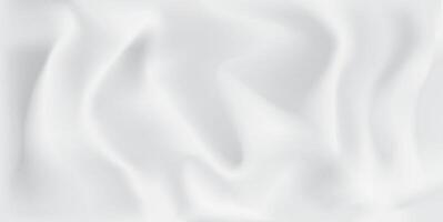Texture of grey silk. Beautiful fabric with smooth pleats background. Texture of textile pattern. vector