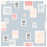 Abstract square chaotic flow seamless pattern. Urban ornament with geometric shapes. vector
