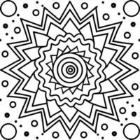 Beautiful Mandala and Floral Ideas for Coloring Books vector