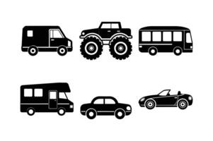 Create Sleek Designs with Car Icon Line Art Vectors