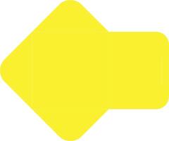 Minimalist Square Envelope with a Bright Yellow Hue vector