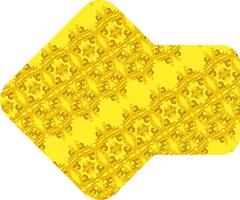 Sophisticated yellow Square Envelope with a Stylish Design vector