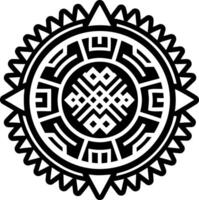 Nomadic symbol glyph style icon vector