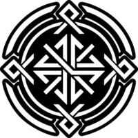Strength symbol glyph style icon vector