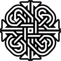 Filled style icon of an esoteric symbol vector