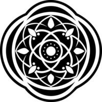 Cosmic nebula pattern icon in glyph style vector