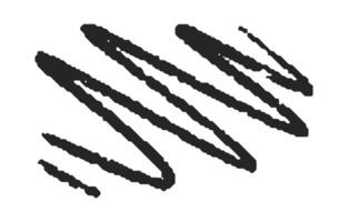 Chalk spring, crayon spiral, hand drawn coil icon. Doodle charcoal flexible line for your design. Single black ink element vector