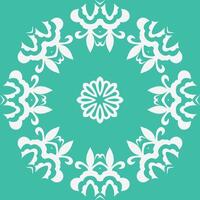 Damask Colour Aztec Abstract Geometric Pattern Background Folk Embroidery, Aztec Ornament Print. Design for Carpet, Wallpaper, Clothing, Wrapping, Fabric vector