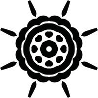 Coloring Book Easy Mandala Art Circular Pattern in the Form of a Mandala Decorative Ornament in Ethnic Oriental Style. vector