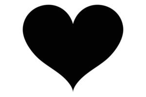 Heart crescent shape icon elegant design vector