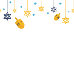 An illustration of a star of david hanging from a string icon design png