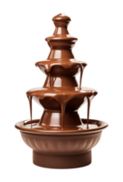 Chocolate Fountain Isolated on Transparent Background png