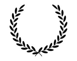 Wonderful circle leaf and branch design vector