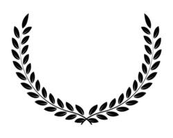 Wonderful circle leaf with branch design vector