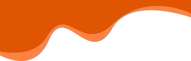 Curved border shape for header design. Divider section. Website page bottom template. Wavy element and separator for webpage and site menu. png