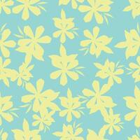 seamless pattern. Preppy bows and floral bouquet isolated on white background for fabric vector