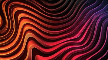 Abstract Background with Gold and Blue Waves photo